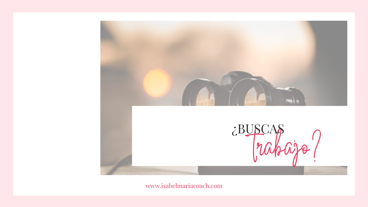 ¿Buscas trabajo?