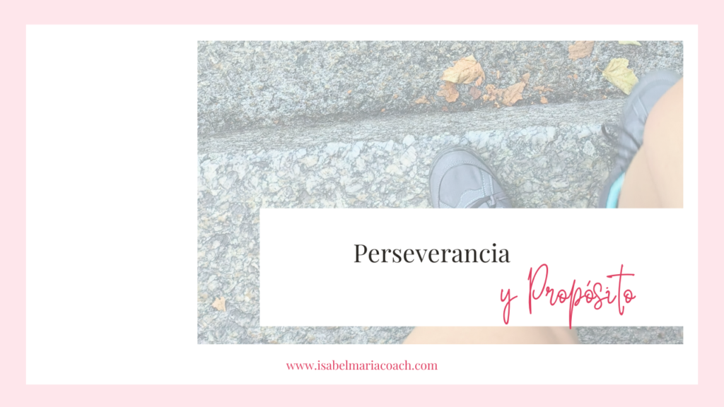 Perseverancia y propósito