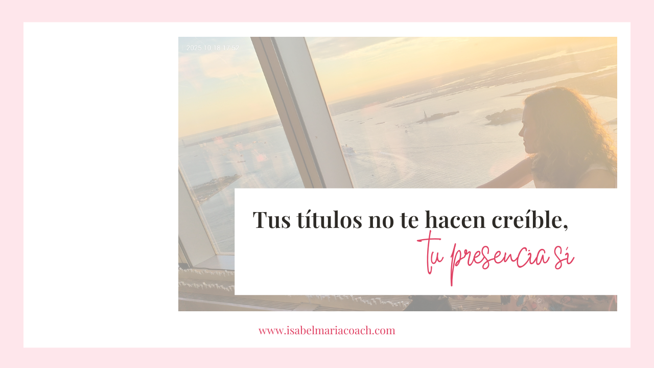 Isabel María, Coach Holística y Experta en Bienestar Emocional.