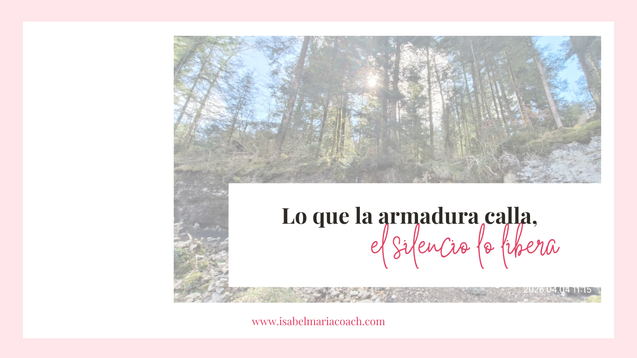 ¿Y si lo que te agota no es el trabajo, sino el miedo al silencio? Isabel María Coach